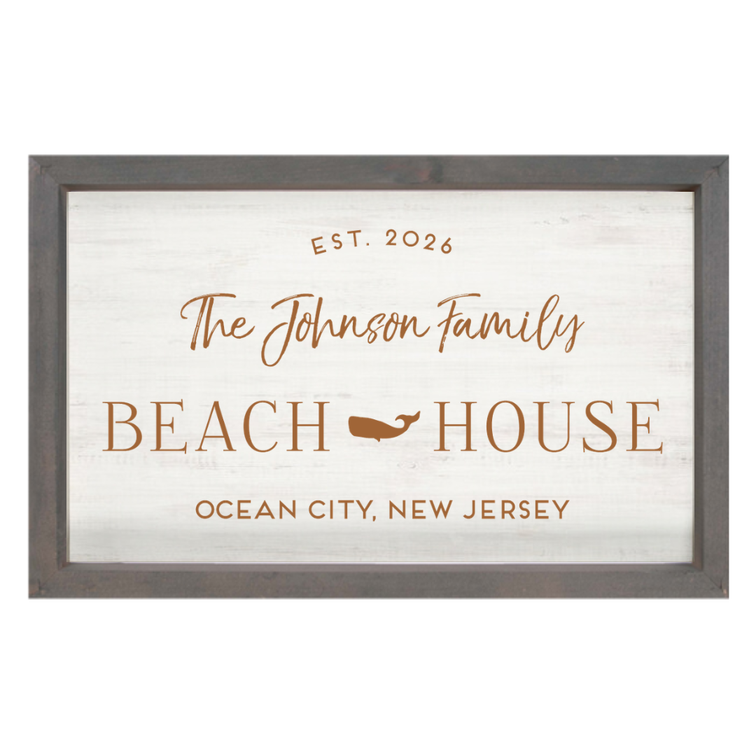 Grey Framed Sign