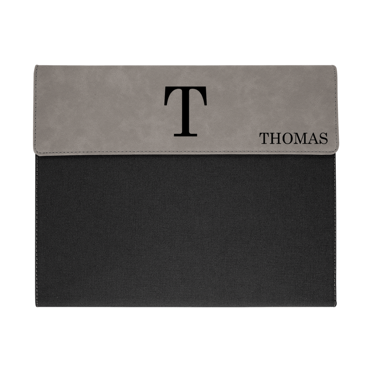 Canvas & Faux Leather Padfolio