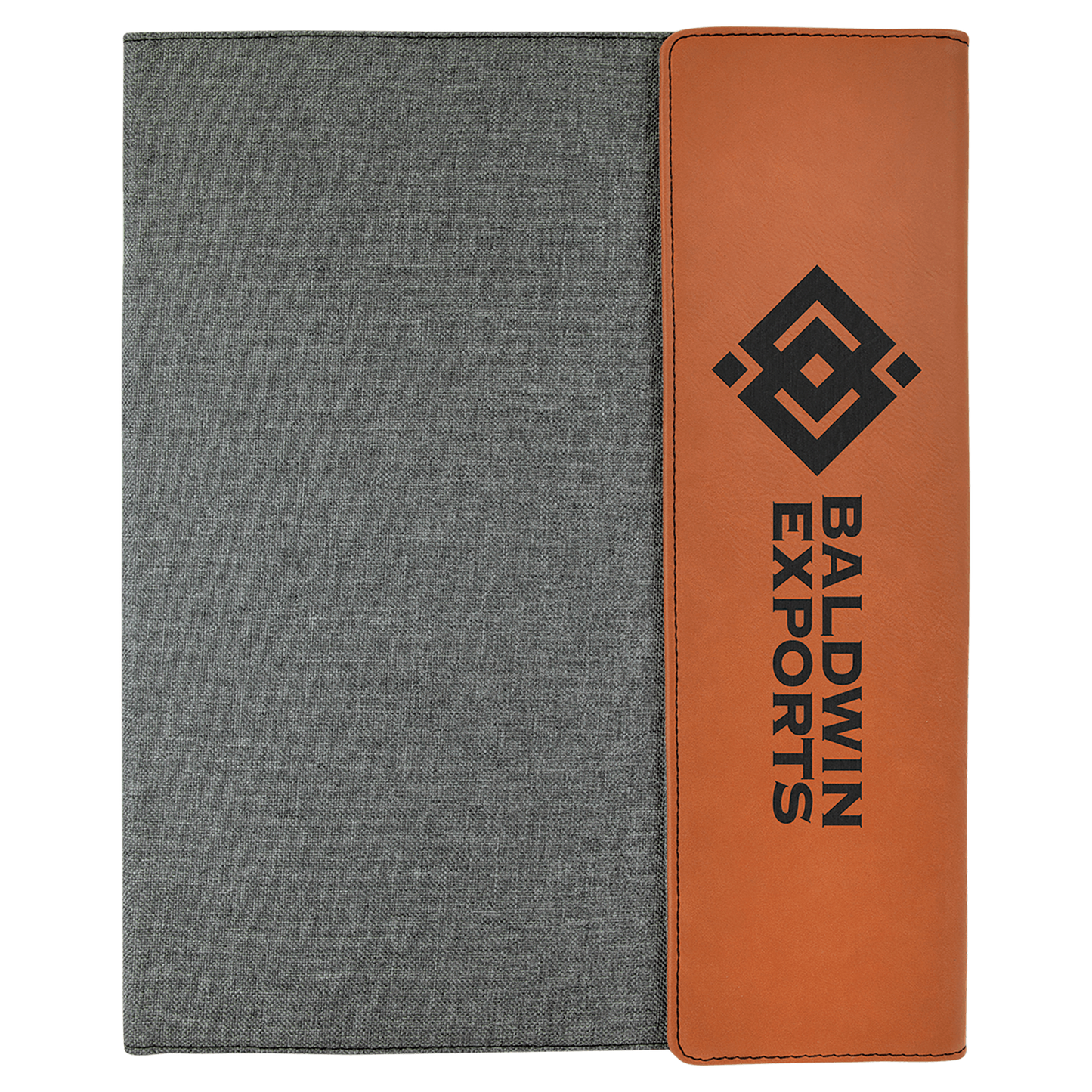 Canvas & Faux Leather Padfolio