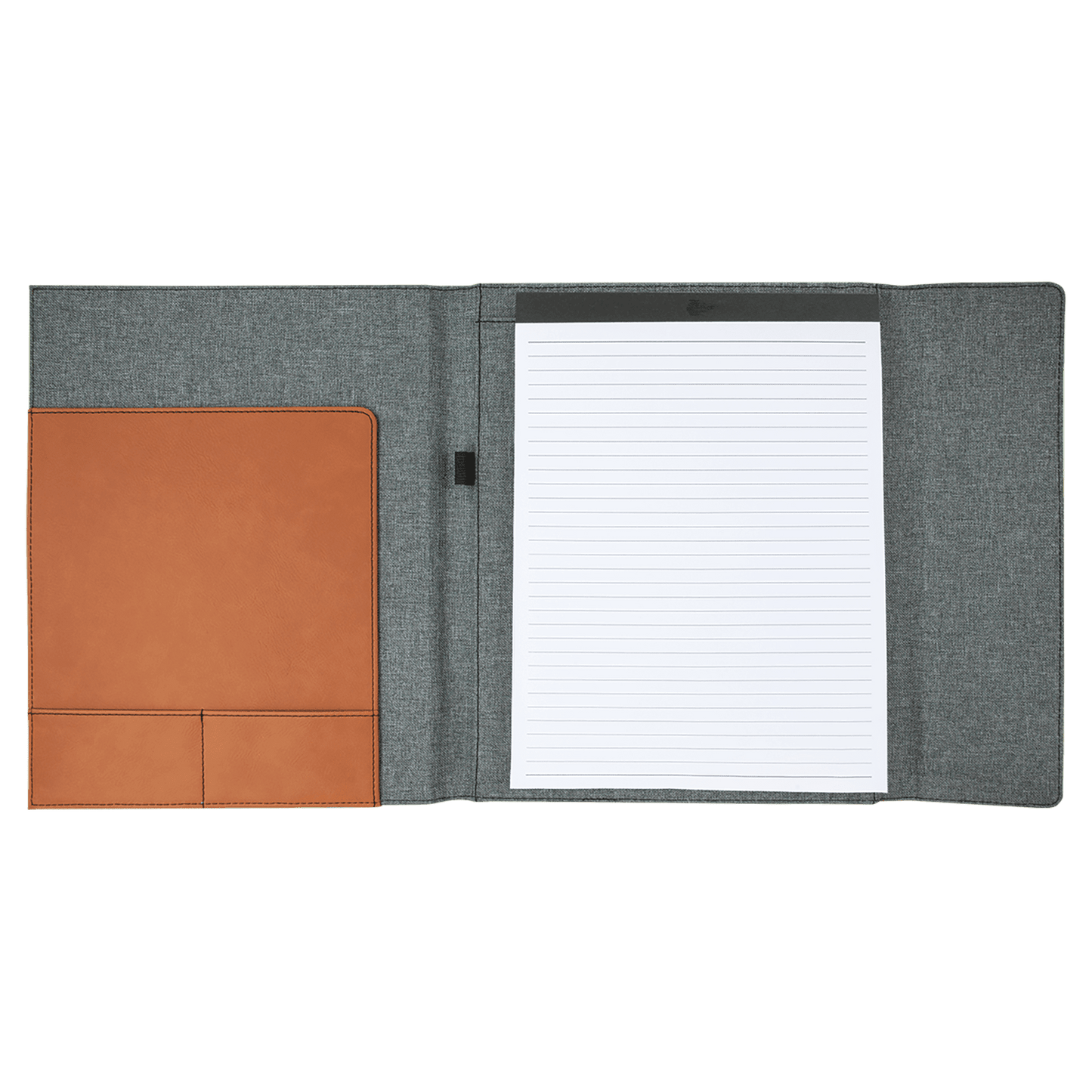 Canvas & Faux Leather Padfolio