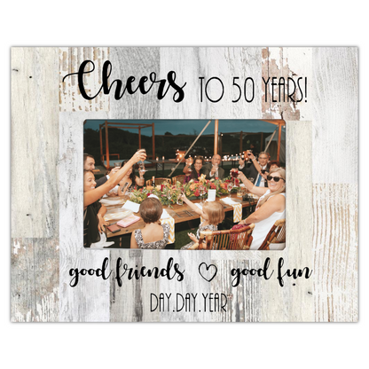 White "Boardwalk" Picture Frame