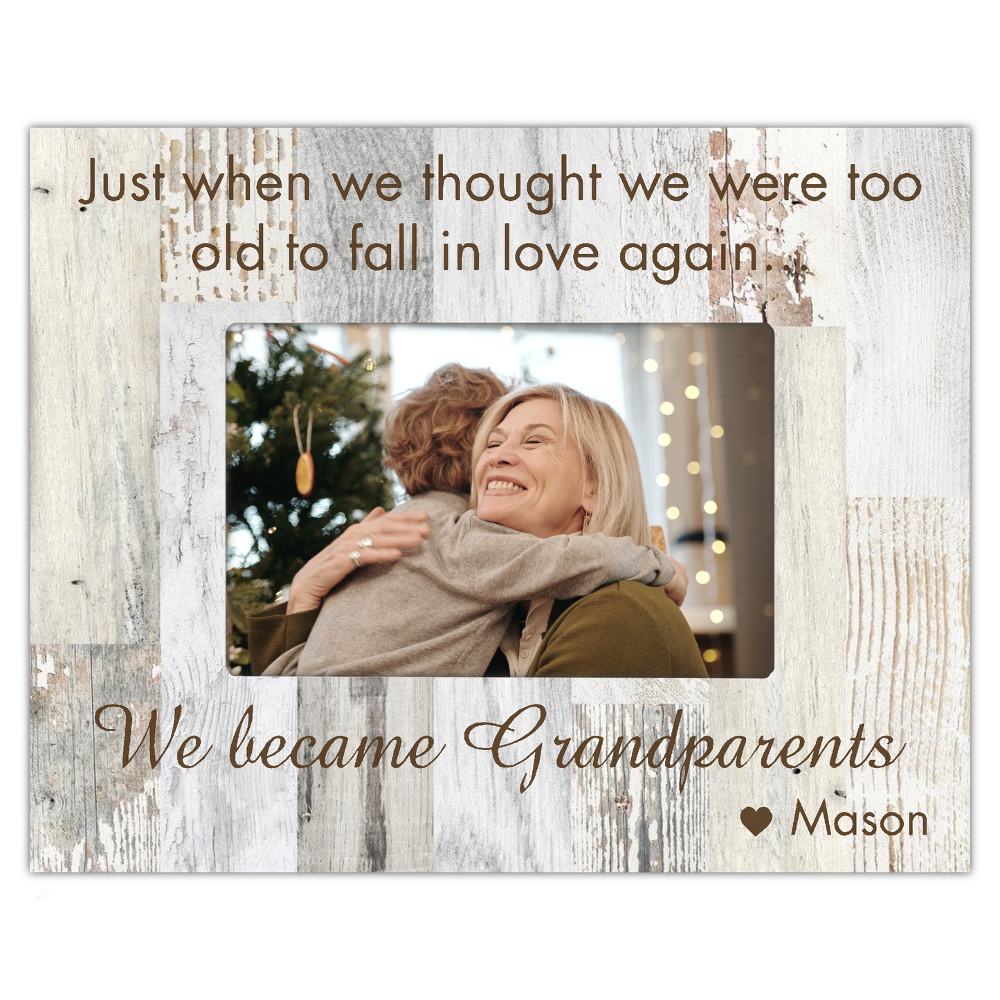 White "Boardwalk" Picture Frame