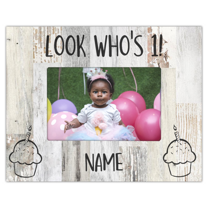 White "Boardwalk" Picture Frame