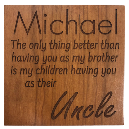 5.5" x 5.5" Square Plaque