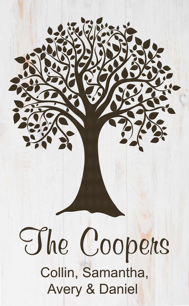 White Faux Wood Plaque