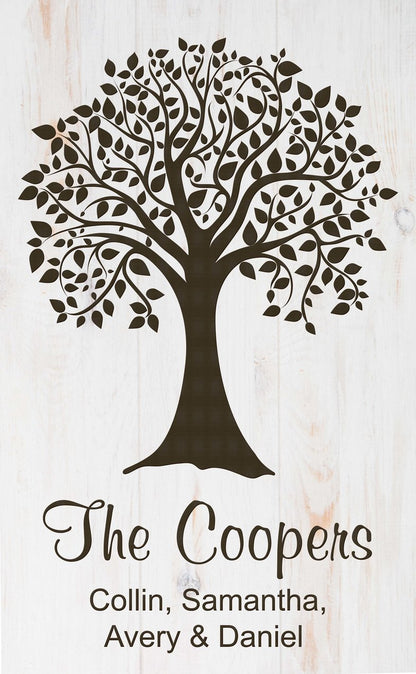 White Faux Wood Plaque