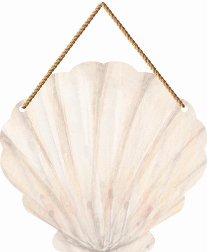 Large Seashell Hanging Sign