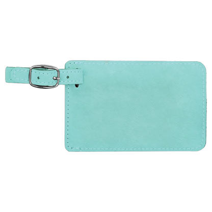 Faux Leather Luggage Tags