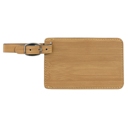 Faux Leather Luggage Tags